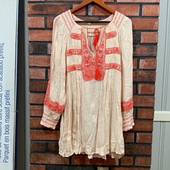 🎉HP🎊Free People Wind Willow Embroidered Dress - Picture 6 of 15